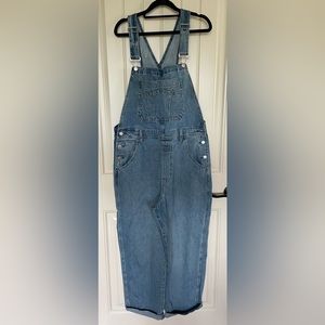 NWOT Gap 90s Style Women's Slouchy Overall in Light Drstroy Wash - SZ Medium